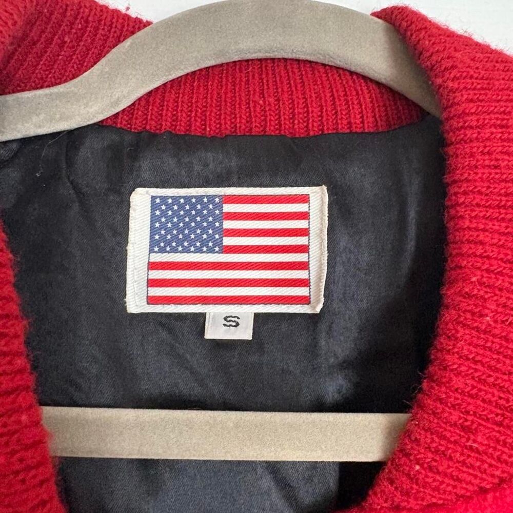 Red Bomber Jacket - Picture 2 of 3